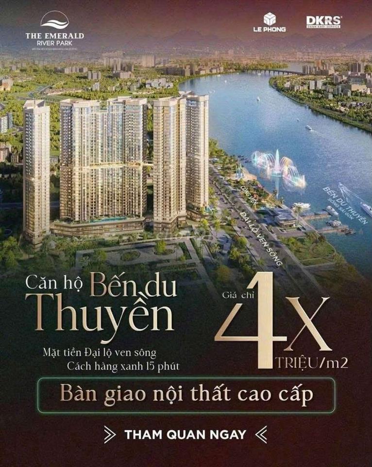 Căn hộ bến du thuyền view sông Sài Gòn giá chỉ từ 4x triệu