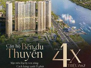 Căn hộ bến du thuyền view sông Sài Gòn giá chỉ từ 4x triệu
