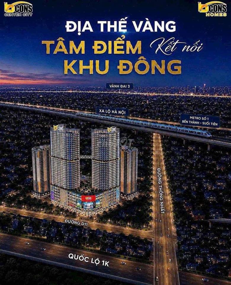 🔥 BCONS CENTER– CĂN HỘ SÁT LÀNG ĐẠI HỌC CHỈ TỪ 150 TRIỆU 📍 Vị trí chiế