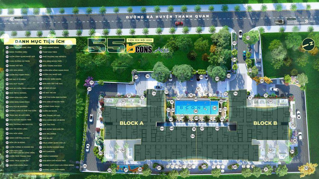 Bcons ARIA  gần làng đại học