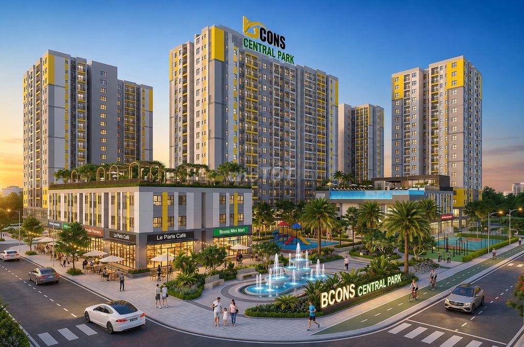 SIÊU HOT TẠI BIÊN HÒA - THÔNG TIN DỰ ÁN BCONS CENTRAL PARK