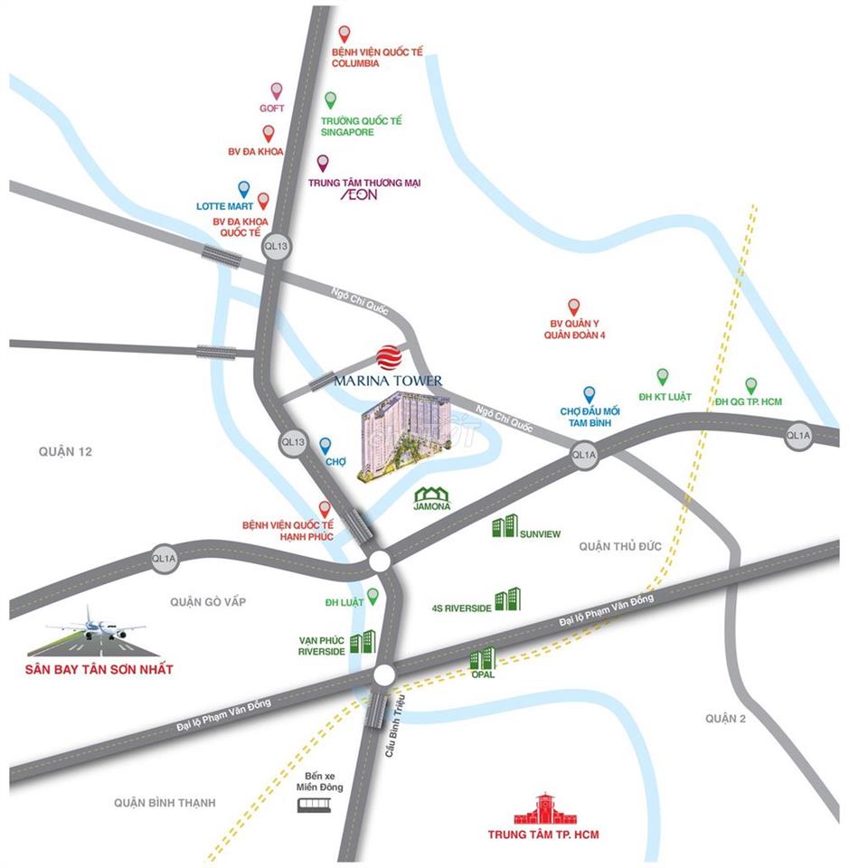 CĂN GÓC MARINA BÌNH DƯƠNG - VIEW HỒ BƠI THOÁNG ĐẸP NHẤT KHU 2,4 TỶ TL