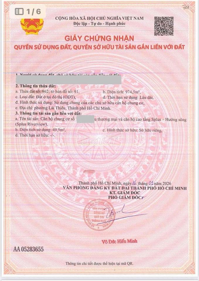 Chính chủ cần bán căn hộ splus riverview 2pn 1wc hỗ trợ bank 70%