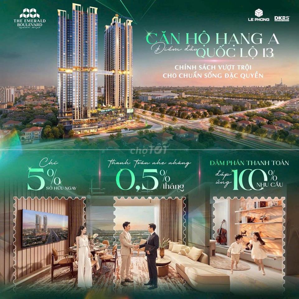 🔥CĂN HỘ MẶT TIỀN QUỐC LỘ 13 - CHỈ 200TR KÝ HĐMB (ĐIỂM ĐẦU QL 13 ) 