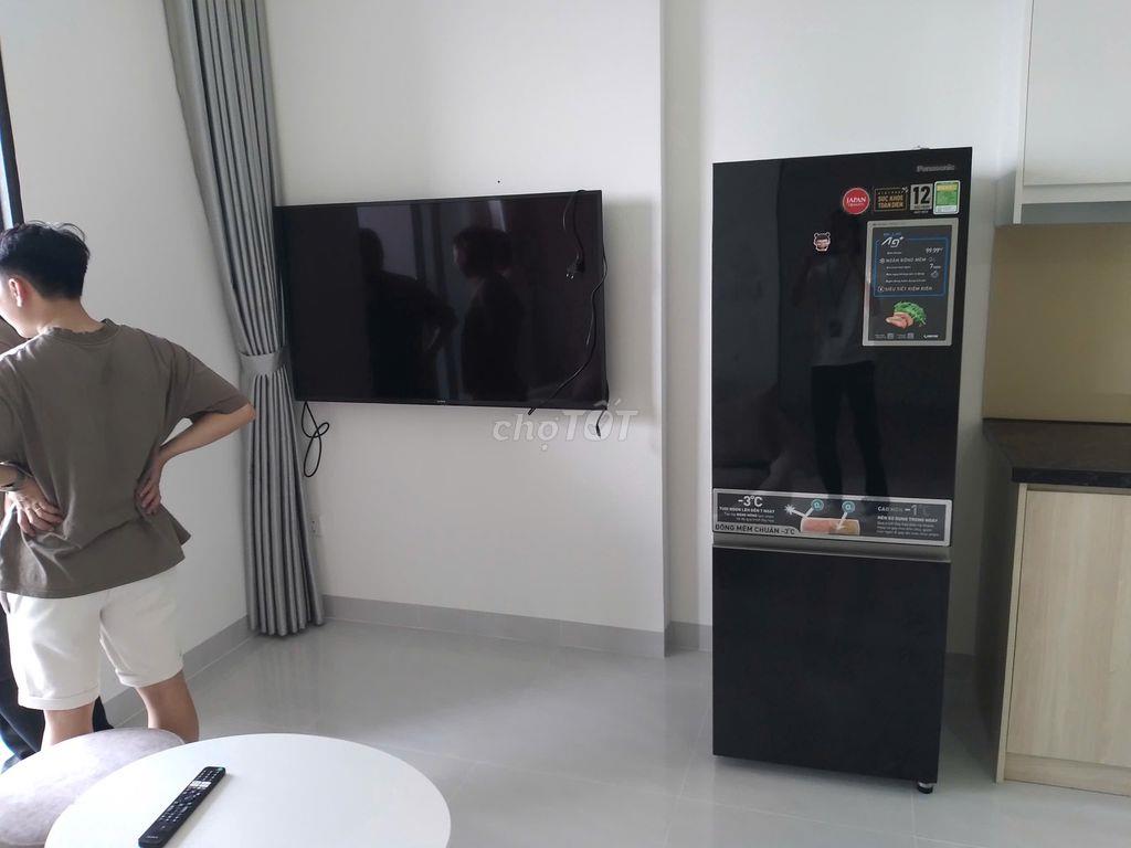 Cho thuê căn hộ 1PN nhà trống view sông thoáng mát gần bờ kè lái thiêu