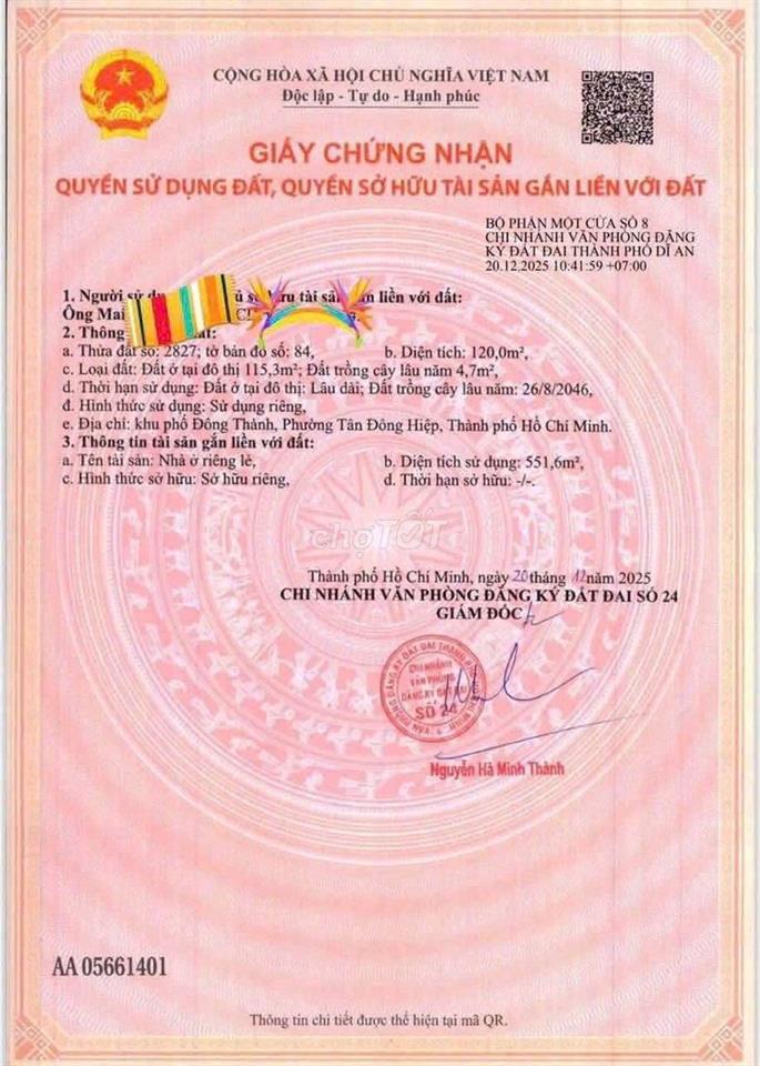 Tòa nhà 6 tầng đường Lê Hồng Phong kinh doanh sầm uất Dĩ An 
