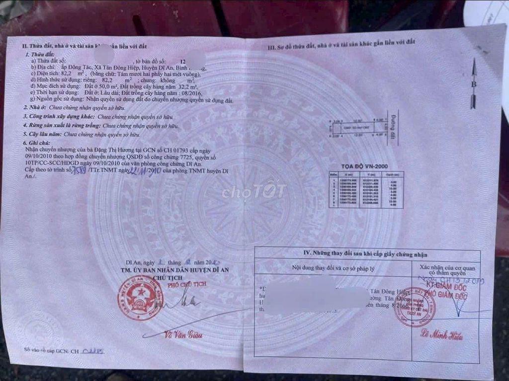 Nhà phố gần sân vận động Đông Hòa , phường Tân Đông Hiệp, TP Dĩ An