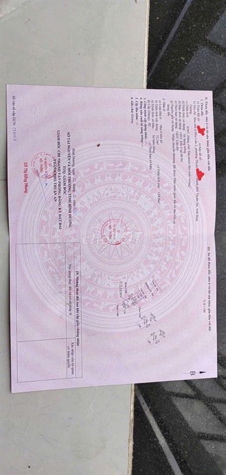 nhà số hồng riêng chính chủ