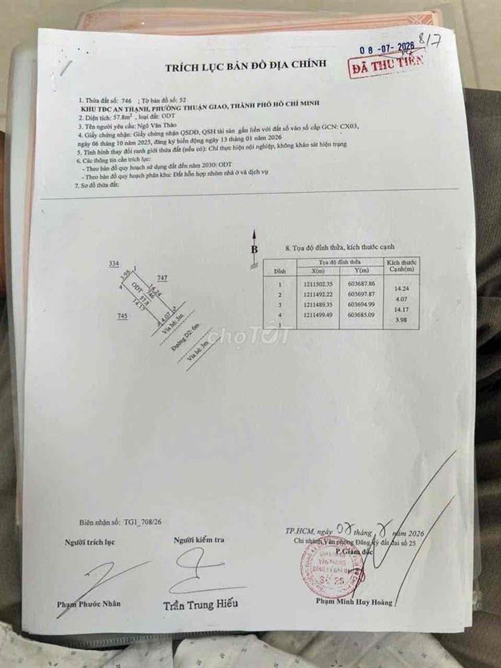 Nhà Trệt 1 lầu KDC đồng bộ Gần Ngã tư Hoà Lân Giá chỉ 4.3tỷ