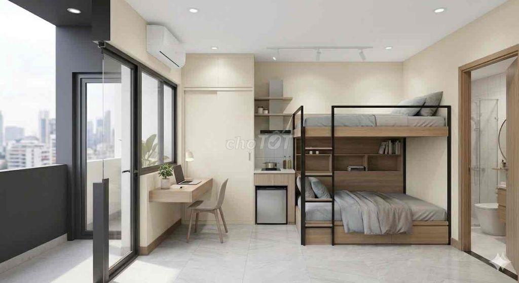 STUDIO MỚI TINH Ở NGAY - LÀNG ĐẠI HỌC, FULL NỘI THẤT