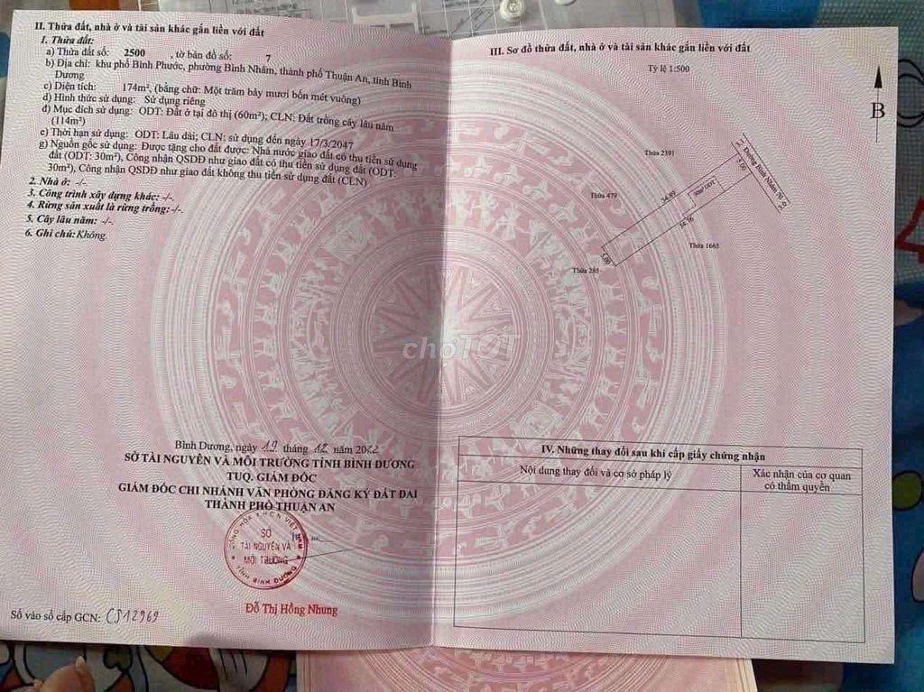 ĐẤT BÌNH NHÂM 70 ,LÁI THIÊU ,TP HCM
