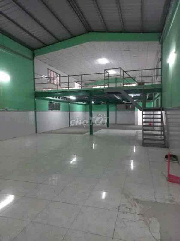 Kho đẹp Tân An , 9x30m. Đường xe cont. có gác lửng , wc