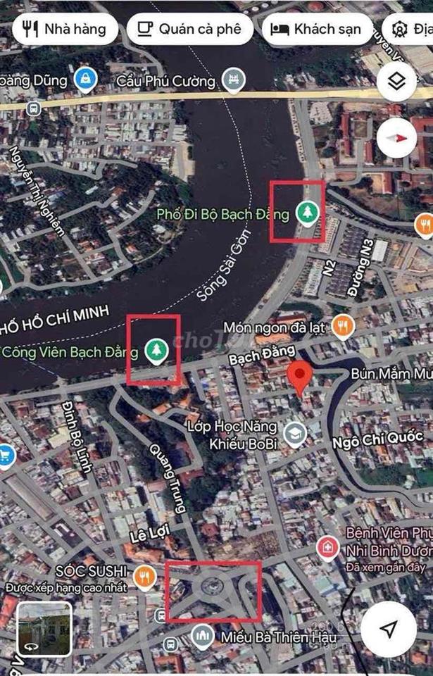 Đất Phú Cường cách đường Ngô Quyền 50m. 7x41m. nở hậu. gần bên chợ