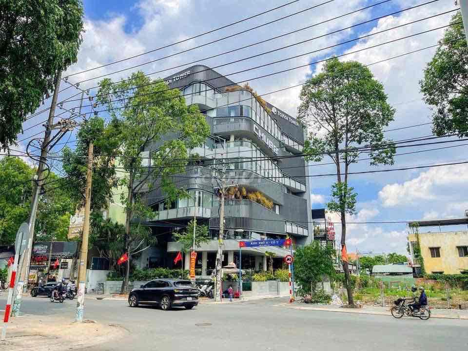 Cho thuê tầng 2,3 toà Nhà Mặt tiền 30/4 Phú Hoà gần Becamex