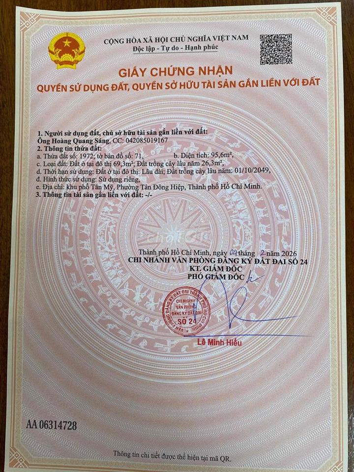 chính chủ