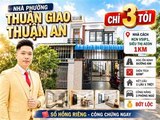 Nhà 3 Tỷ P Thuận Giao TA BD