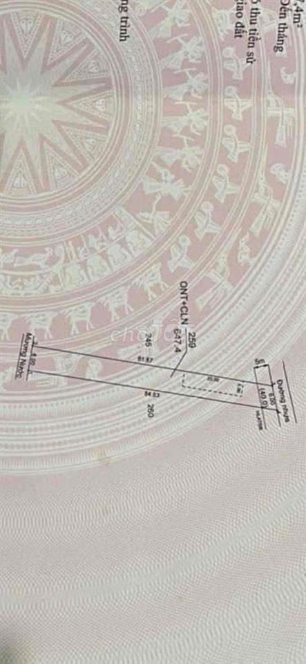 Do ở xa.Cần tiền bán rẻ lô đất 8x87m gần trường TH Định An