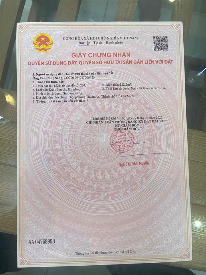 Chính chủ bán đất Hưng định ( bề ngang 12 mét )