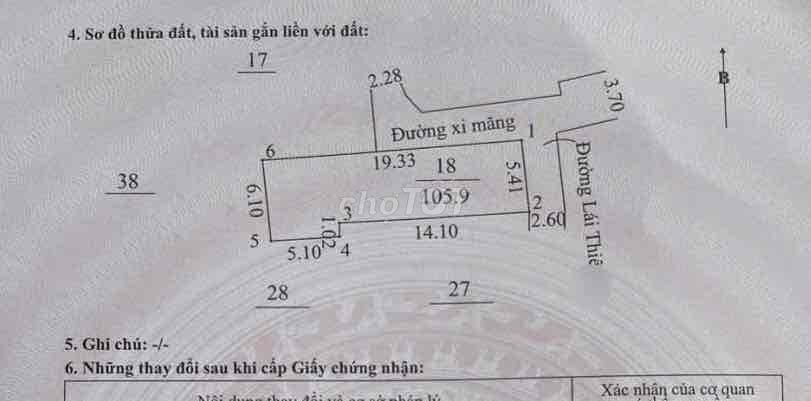 NHÀ CẤP 4 TRUNG TÂM LÁI THIÊU – DT 106M² – CHÍNH CHỦ BÁN