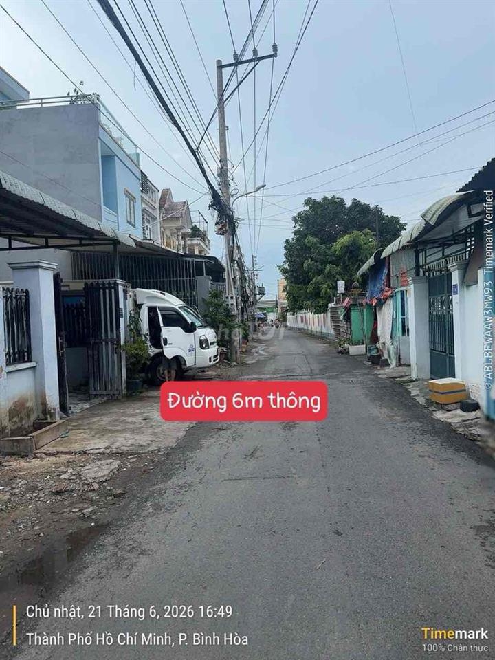 BÁN NHANH ĐẤT MẶT TIỀN BÌNH HÒA 08 NGAY BÙI HỮU NGHĨA – DT 100M²