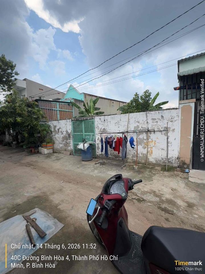 ĐẤT BÌNH HÒA SAU KCX LINH TRUNG 2  DT 208M² ĐƯỜNG 5M ĐẸP