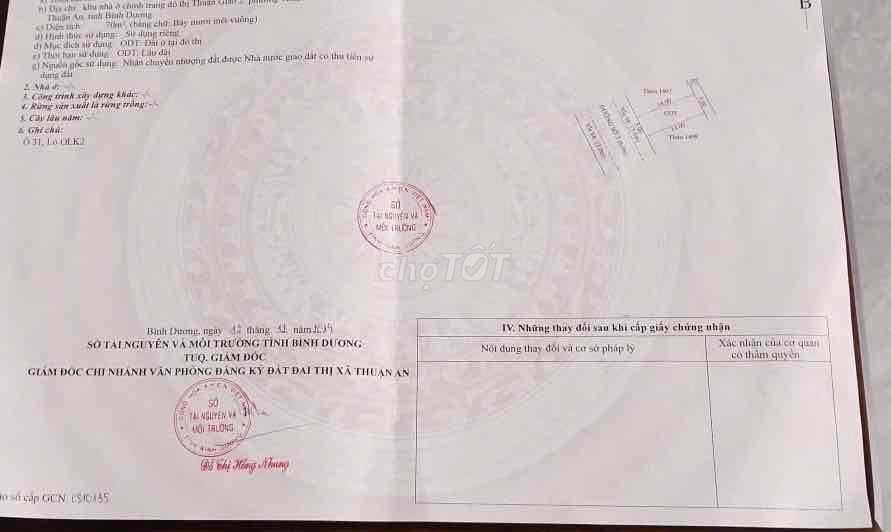 NHÀ 1 TRỆT 1 LẦU KDC THUẬN GIAO 70M FULL THỔ CƯ, GẦN THỦ KHOA HUÂN