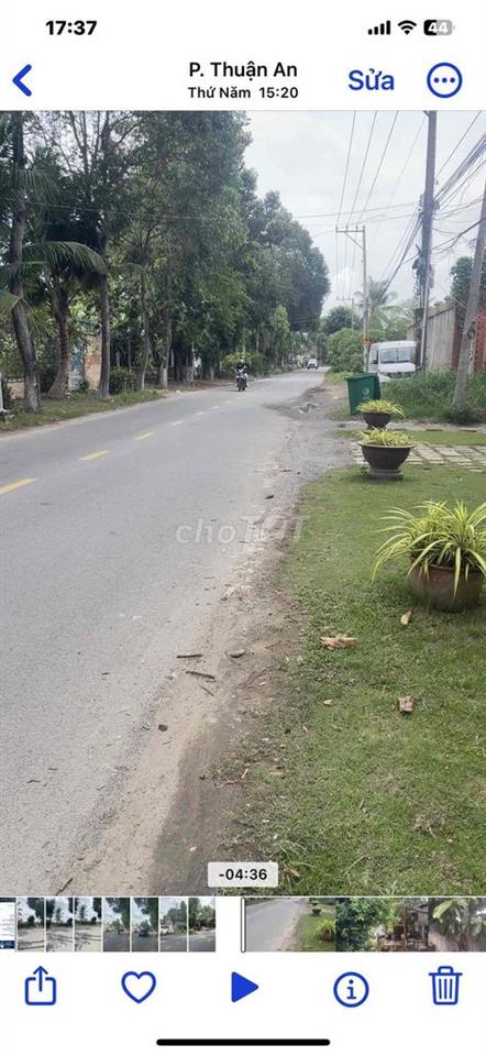 Bán đất mặt tiền đường Thạnh Qúy
