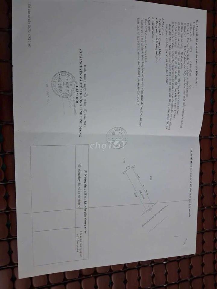 bán nhà mặt tiền đường chợ hoàng gia tân định bến cát bình dương 