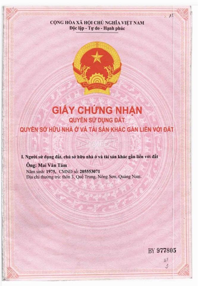 BÁN GẤP NHÀ MẶT TIỀN CHỢ