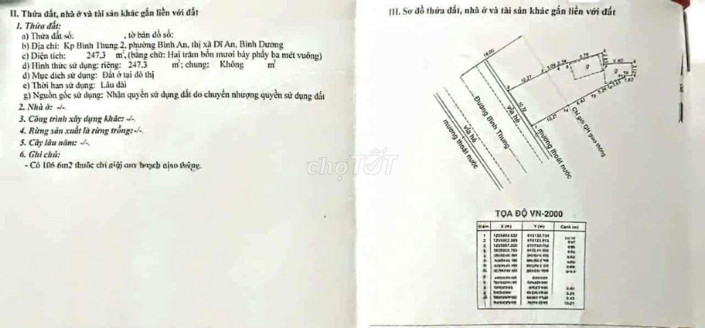 Bán Nhà Mặt Tiền Bình Dương 