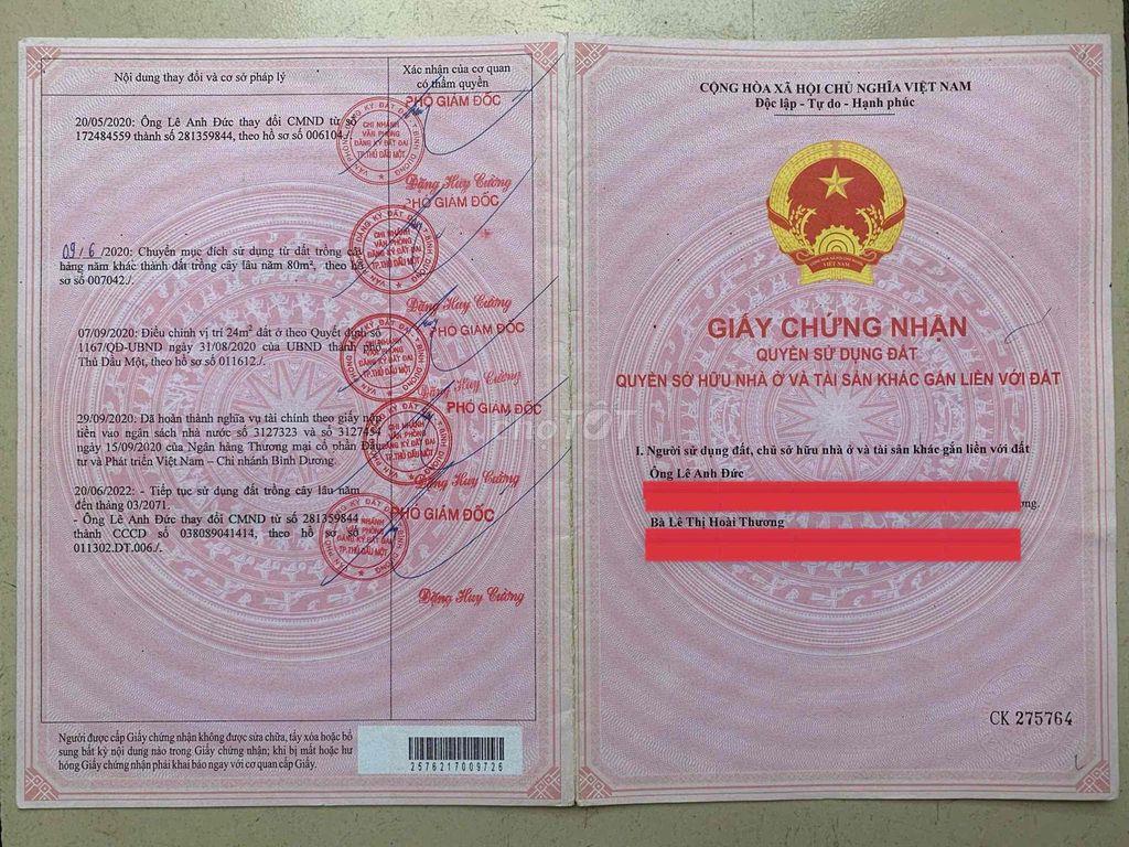 CHÍNH CHỦ bán Nhà Nghỉ đường ĐX 011, phường Bình Dương, Tp.HCM