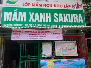 Bán nhà 3 tầng đang cho thuê làm trường mầm non