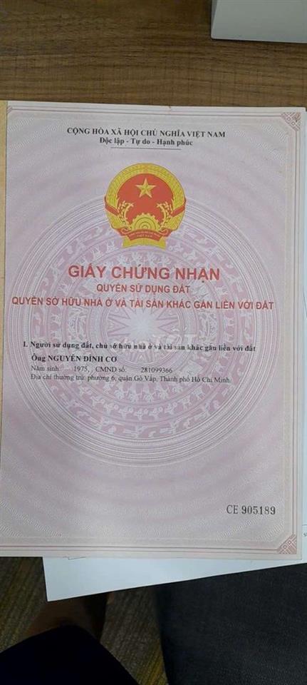 Nhà 1 lầu 1 trệt 162m2 chính chủ