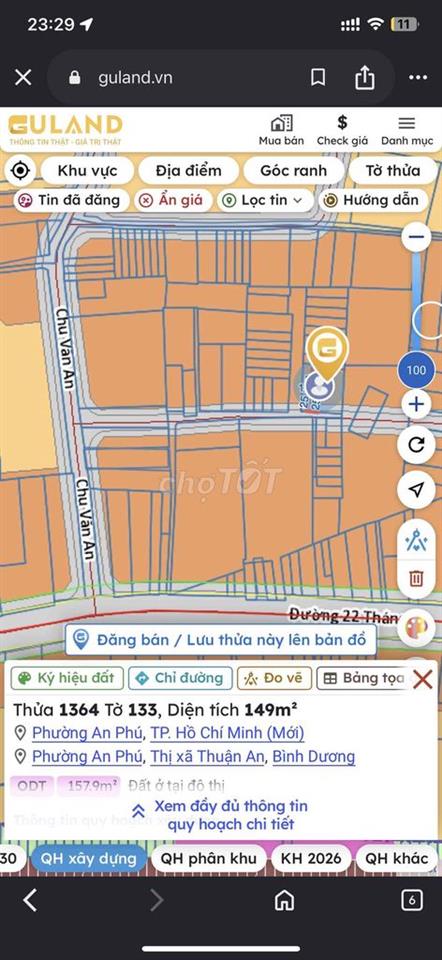 ⭐️⭐️ BÁN NHÀ CẤP 4 ĐƯỜNG 22/12 AN PHÚ - THUẬN GIAO-DIỆN TÍCH KHỦNG 149M²