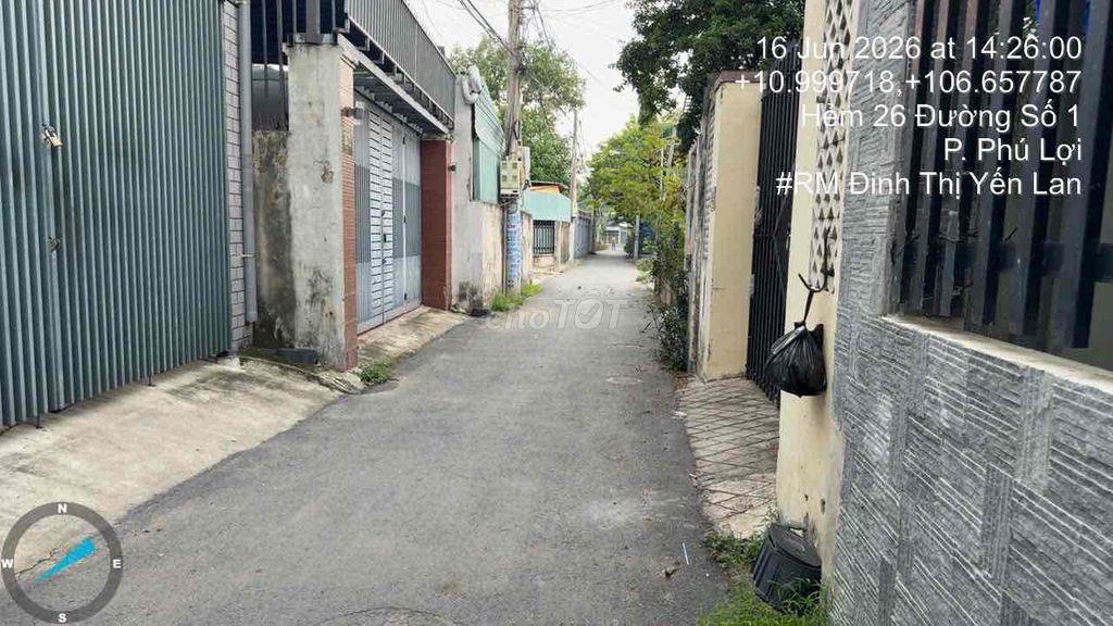 🏡 BÁN NHÀ PHỐ PHƯỜNG PHÚ LỢI – VỊ TRÍ ĐẸP, GẦN CHỢ HIỆP THÀNH 1 🏡