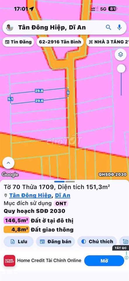 Nhà cấp 4 - 5x30 Trung Tâm Dĩ An