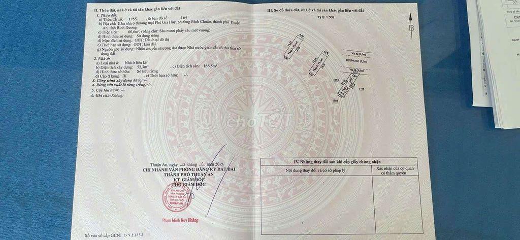 BÁN NHÀ CHÍNH CHỦ PHÚ HỒNG THỊNH 8 