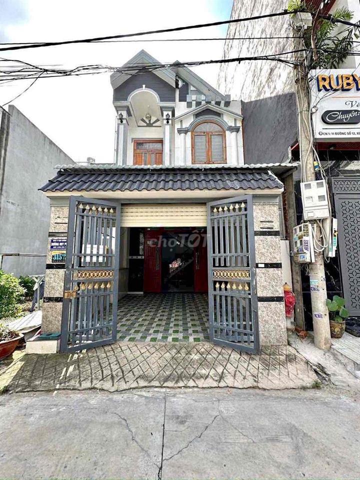 nhà lầu trệt AN PHÚ,Dt 81m2 : nhà 2p sân xe hơi,đường 7m
