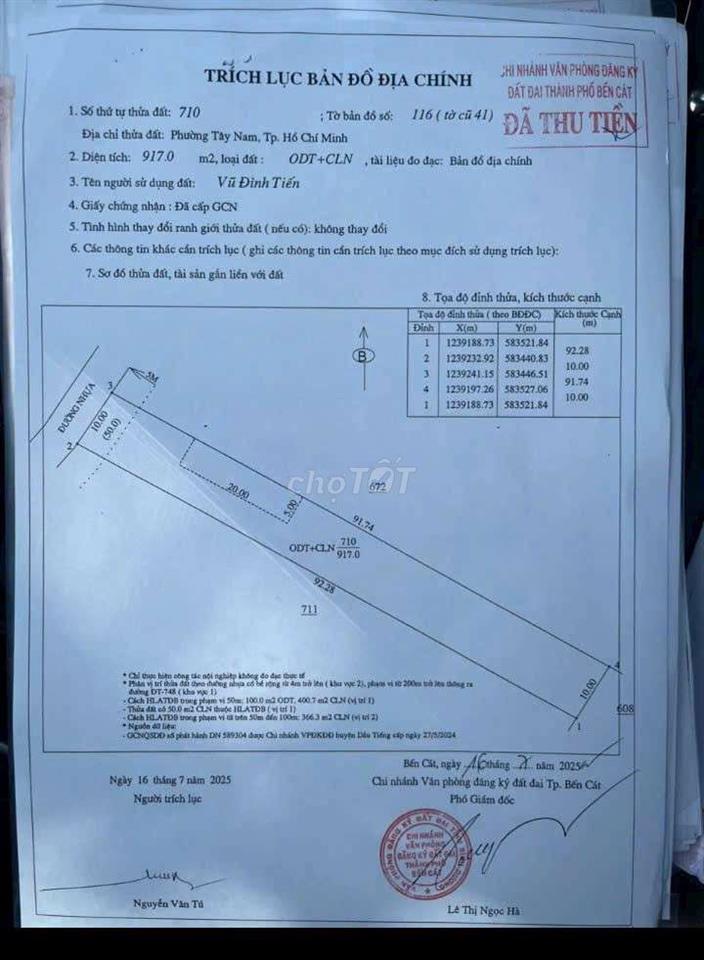 Đất SKC sản xuất kinh doanh 50 năm 1,1 ha giá rẻ 17,3 tỷ 