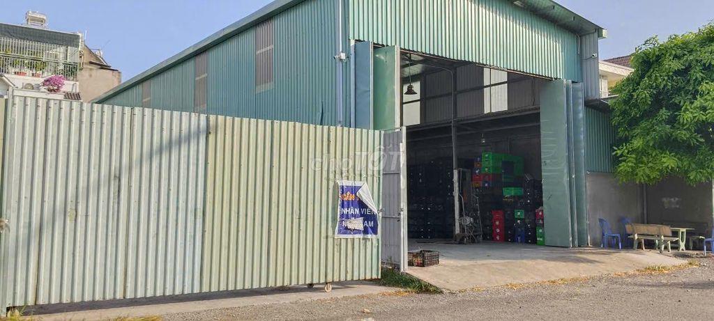 Cho Thuê Kho Xưởng 580m2 sau chợ đầu mối nông sản Thủ Đức, 35tr/th