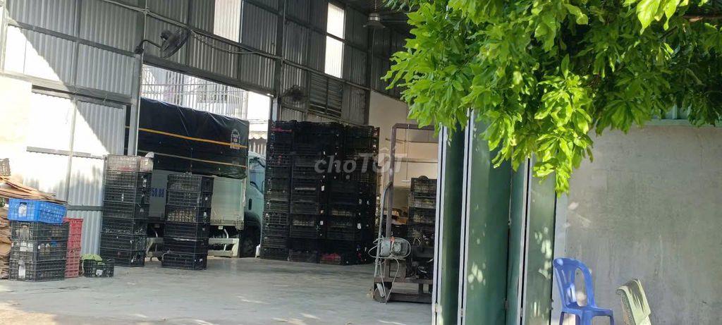 Cho Thuê Kho Xưởng 580m2 sau chợ đầu mối nông sản Thủ Đức, 35tr/th