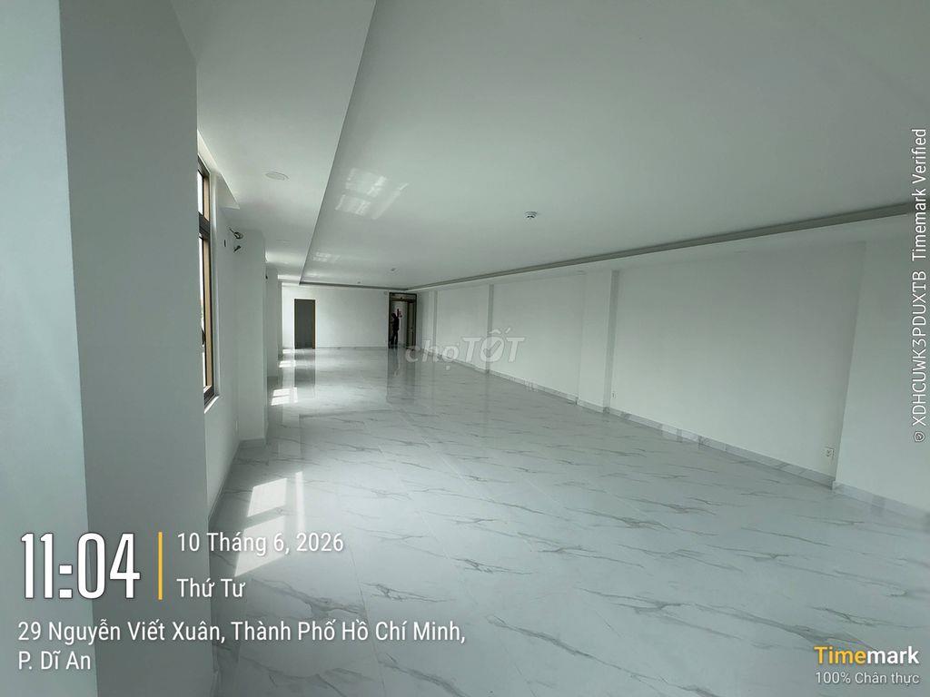 CHO THUÊ TÒA NHÀ VĂN PHÒNG 1 TRỆT - 2 TẦNG CÓ THANG MÁY TẠI DĨ AN