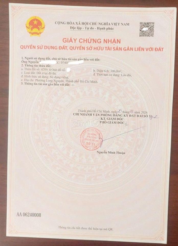 Bán Gấp Đất Thổ Cư Giá Ngộp Tại Bình Dương