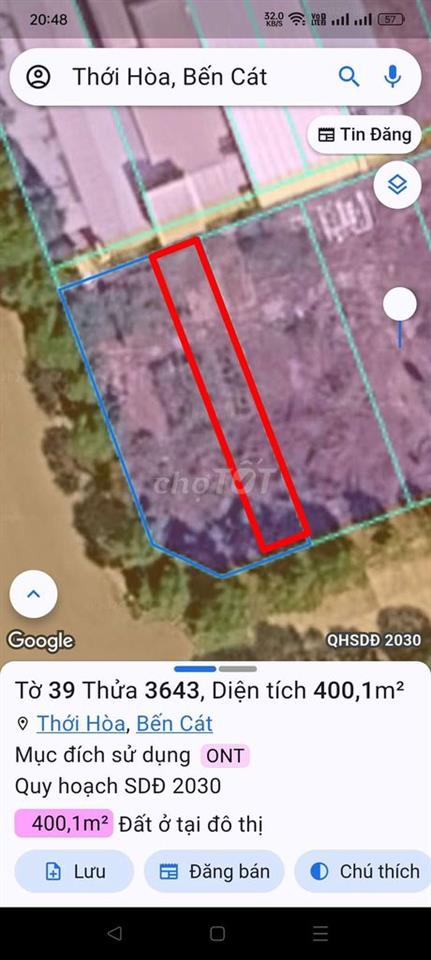 1 tỉ 2 đg N16 Thới Hoà BD 99,9 m vuông
