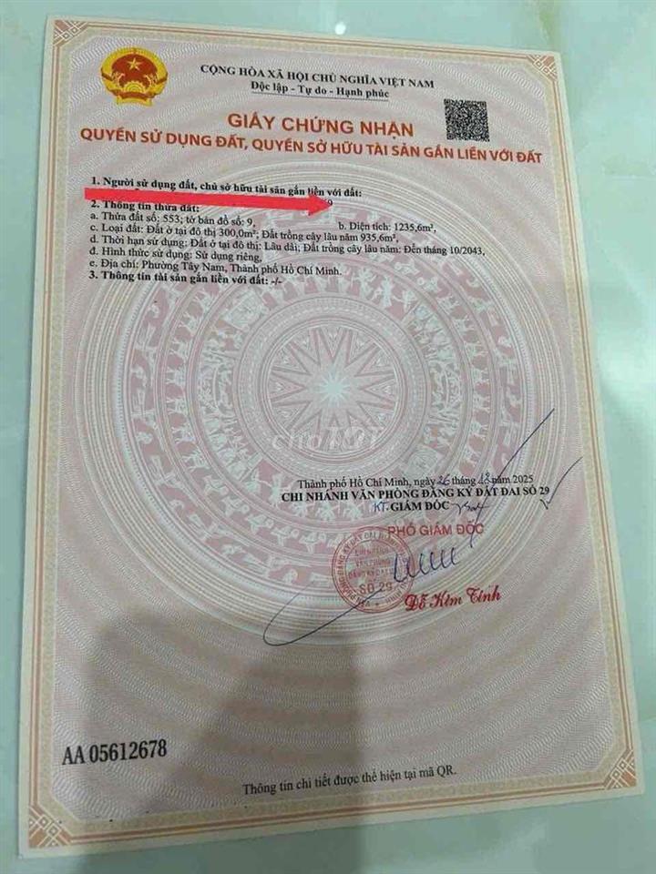 Đất Thổ cư gần chợ  gần siêu thị gần Trường học Mâm Non cấp 1,2,3  ! t