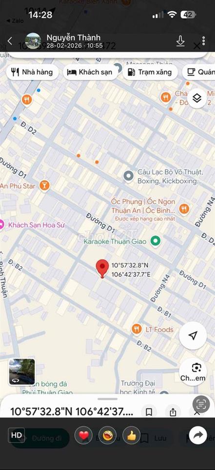 BÁN ĐẤT TẶNG NHÀ TRỌ - 18P & 2 kiốt - LIỀN KỀ ĐH KINH TẾ KT BÌNH DƯƠNG