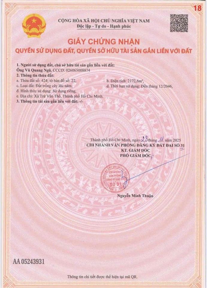 Bán Vườn Bưởi Đang Cho Thu Hoặc