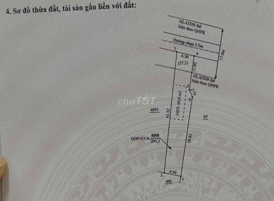 Bán đất Chánh Phú Hoà đường nhựa 5,5m cách đường DT741 tầm 70m dân đôn