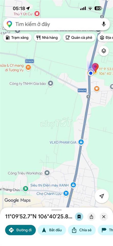 Bán đất Chánh Phú Hoà đường nhựa 5,5m cách đường DT741 tầm 70m dân đôn