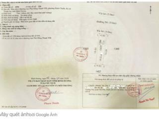 Bán lô D44, KDC PH8, Thuận An , Đường nhựa 7m, vỉa hè mỗi bên 3m. .